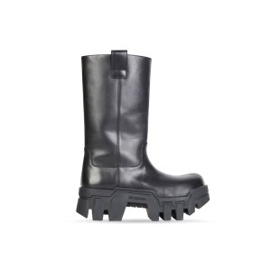 Men's Balenciaga Bulldozer Boots Black | 0548PDYVR