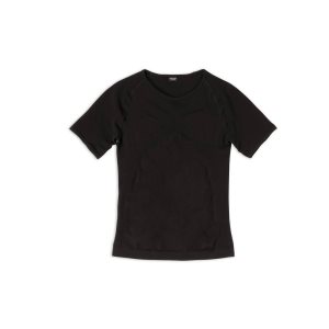 Men's Balenciaga Compression Short Sleeve T Shirts Black | 4985FDIWC