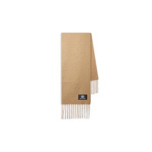 Men's Balenciaga Fringe Caps Beige | 0357YPNMQ