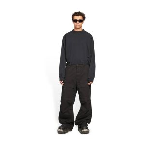 Men's Balenciaga Hybrid Pants Black | 8723QCSHD