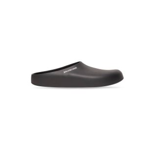 Men's Balenciaga Mule Slide Sandals Black | 4319LTNAU