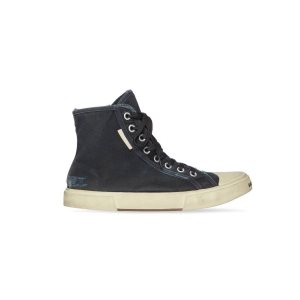 Men's Balenciaga Paris High Tops Sneakers Black | 3859RJWXA