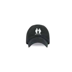 Men's Balenciaga Pride 22 Caps Black | 7926UNZQP