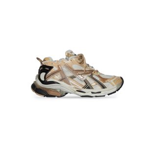 Men's Balenciaga Runner Sneakers Beige | 1479PKRQZ