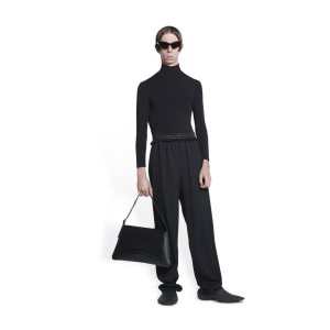 Men's Balenciaga Tailored Jogging Pants Black | 1502VBLNR