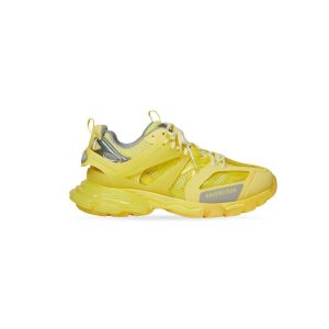 Men's Balenciaga Track Clear Sole Sneakers Yellow | 5690AMQIB