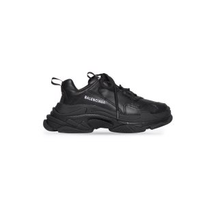 Men's Balenciaga Triple S Sneakers Black | 7013RQAMX