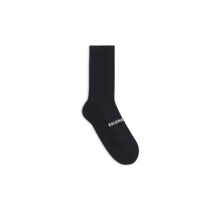 Women's Balenciaga Balenciaga Socks Black | 5760AQVFY