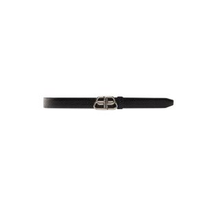 Women's Balenciaga Bb Thin Belts Black | 2918MKQON