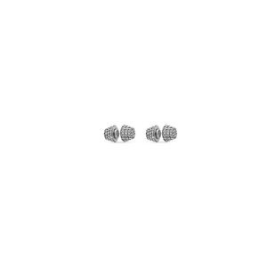 Women's Balenciaga Cagole Stud Earrings Jewelry Silver | 3548YODMX