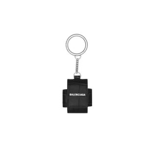 Women's Balenciaga Cash Earpods Holder Smartphone Accessories Black | 9571ROLGA