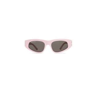 Women's Balenciaga Dynasty D-frame Sunglasses Pink | 5982UAYGH