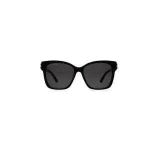 Women's Balenciaga Dynasty Square Sunglasses Black | 4179QJYNG