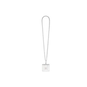 Women's Balenciaga Hourglass Earpods Holder Metallized Smartphone Accessories Silver | 2193WFZYO