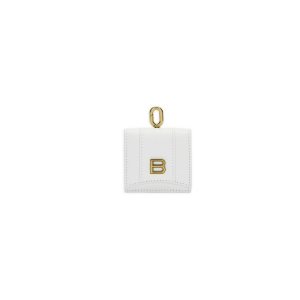 Women's Balenciaga Hourglass Earpods Holder Off Smartphone Accessories White | 4205SLIOH