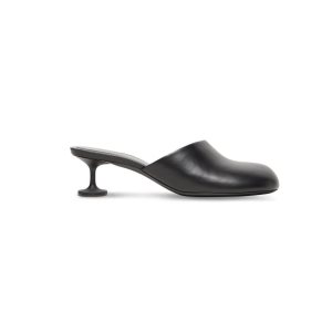 Women's Balenciaga Lady 50mm Mule Pumps Black | 3826BOHCM