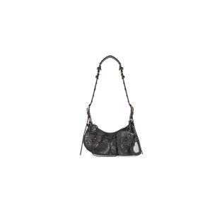 Women's Balenciaga Le Cagole Xs Shoulder Bags Black | 7614OHMNR