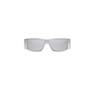 Women's Balenciaga Led Frame Sunglasses Silver | 3691EFXBZ