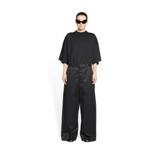 Women's Balenciaga Low Crotch Pants Black | 8305XCWNQ