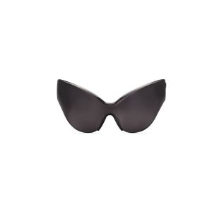 Women's Balenciaga Mask Cat Sunglasses Black | 4183WDZTA