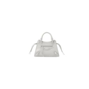 Women's Balenciaga Neo Classic Mini Bag White | 4368CKDOX