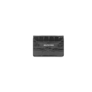 Women's Balenciaga Papier Mini Wallets Black | 9536GWASX