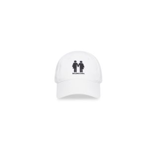 Women's Balenciaga Pride 22 Caps White | 9275ZPNTG