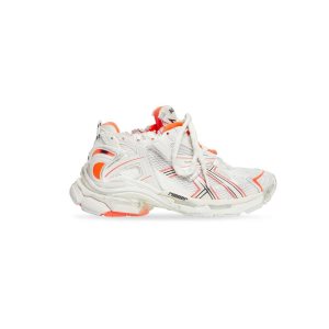 Women's Balenciaga Runner Sneakers Orange | 2041DPOET