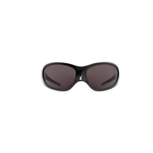 Women's Balenciaga Skin Xxl Cat Sunglasses Black | 4581XZJUI