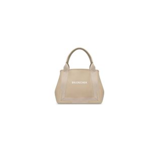 Women's Balenciaga Small Cabas Tote Bags Brown | 5387NFYEW