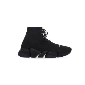 Women's Balenciaga Speed 2.0 Lace-up Sneakers Black | 8460XCPAJ