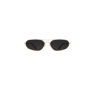 Women's Balenciaga Stretch Oval Sunglasses Black | 0726BFSWO