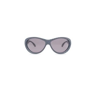 Women's Balenciaga Swift Round Sunglasses Dark Grey | 5163EWBLQ