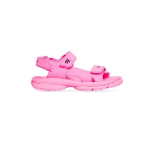 Women's Balenciaga Tourist Sandals Pink | 2498BUZQT