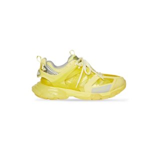 Women's Balenciaga Track Clear Sole Sneakers Light Yellow | 1793LRQHU