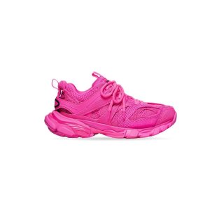 Women's Balenciaga Track Full Mesh Sneakers Pink | 9106VQMFT