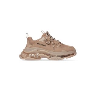 Women's Balenciaga Triple S Clear Sole Sneakers Brown | 4752QFEGY