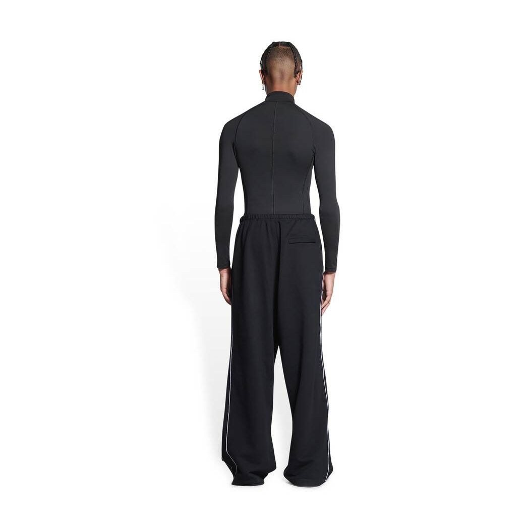 Men's Balenciaga 3b Sports Icon Tracksuit Pants Black | 2506XEAIO