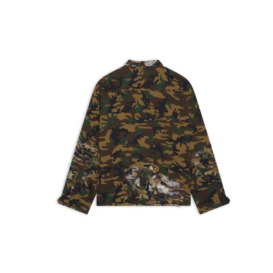 Men's Balenciaga Army Jackets Green | 8579IPXJT