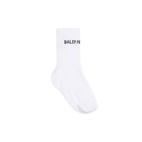 Men's Balenciaga Balenciaga Socks White | 6780FKXLZ