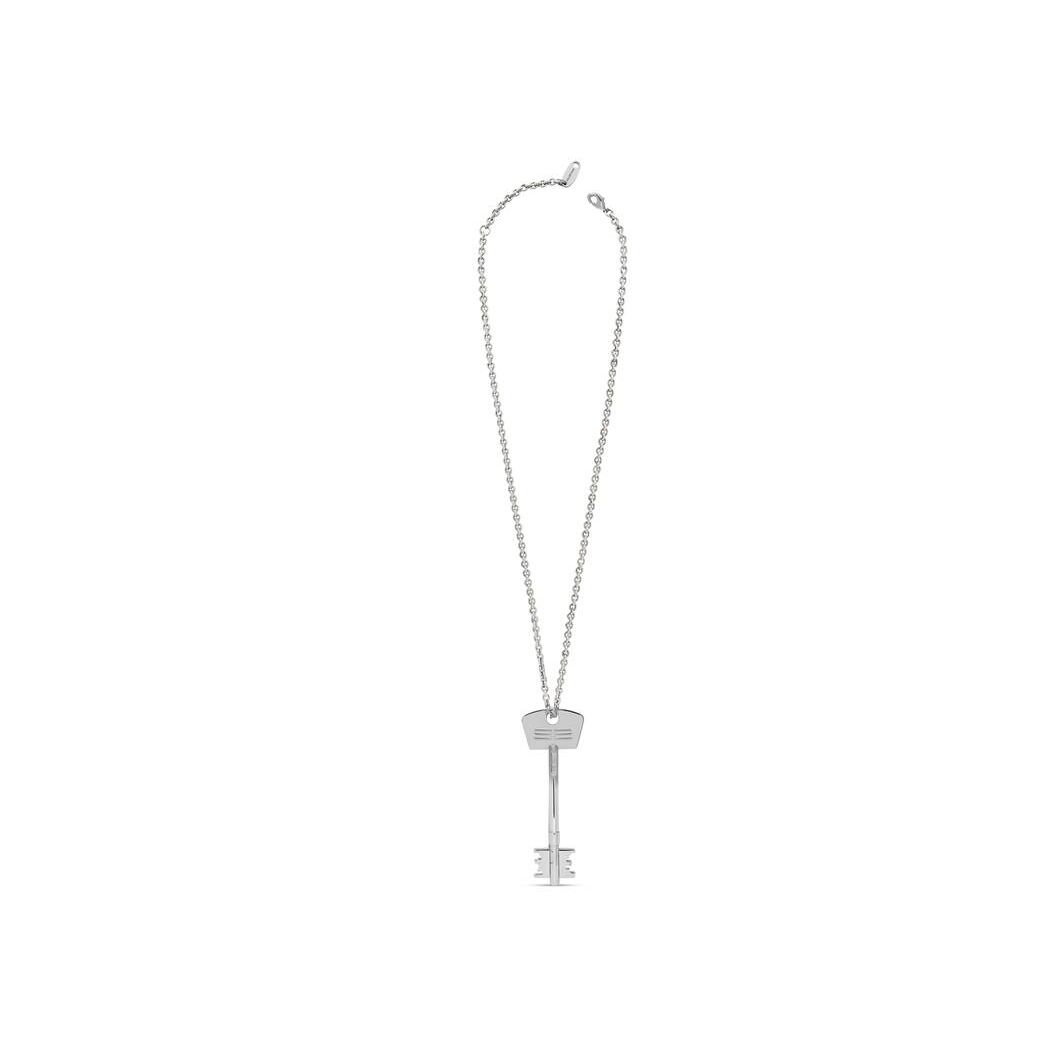 Men's Balenciaga Bb Key Necklace Jewelry Silver | 9320ZPTCU