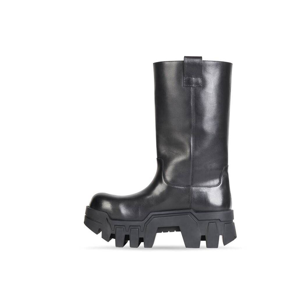 Men's Balenciaga Bulldozer Boots Black | 0548PDYVR