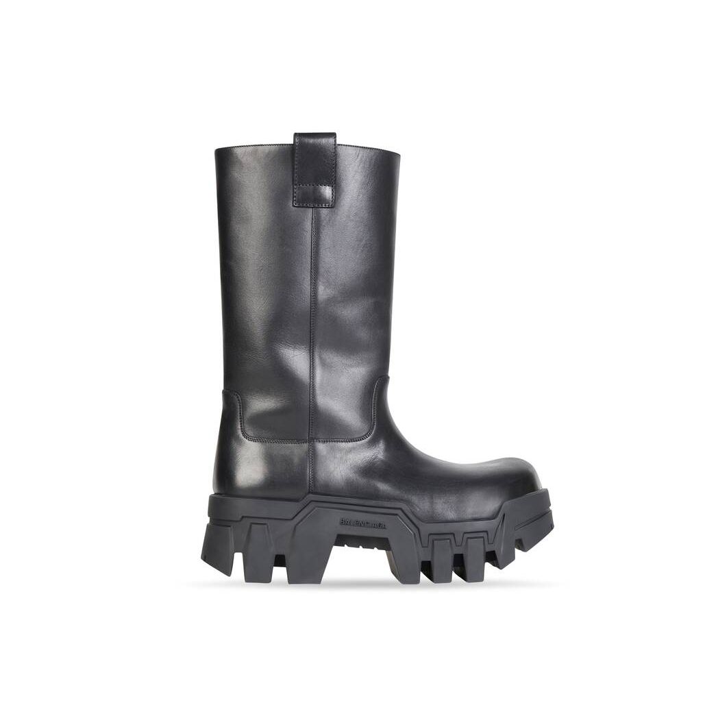 Men\'s Balenciaga Bulldozer Boots Black | 0548PDYVR