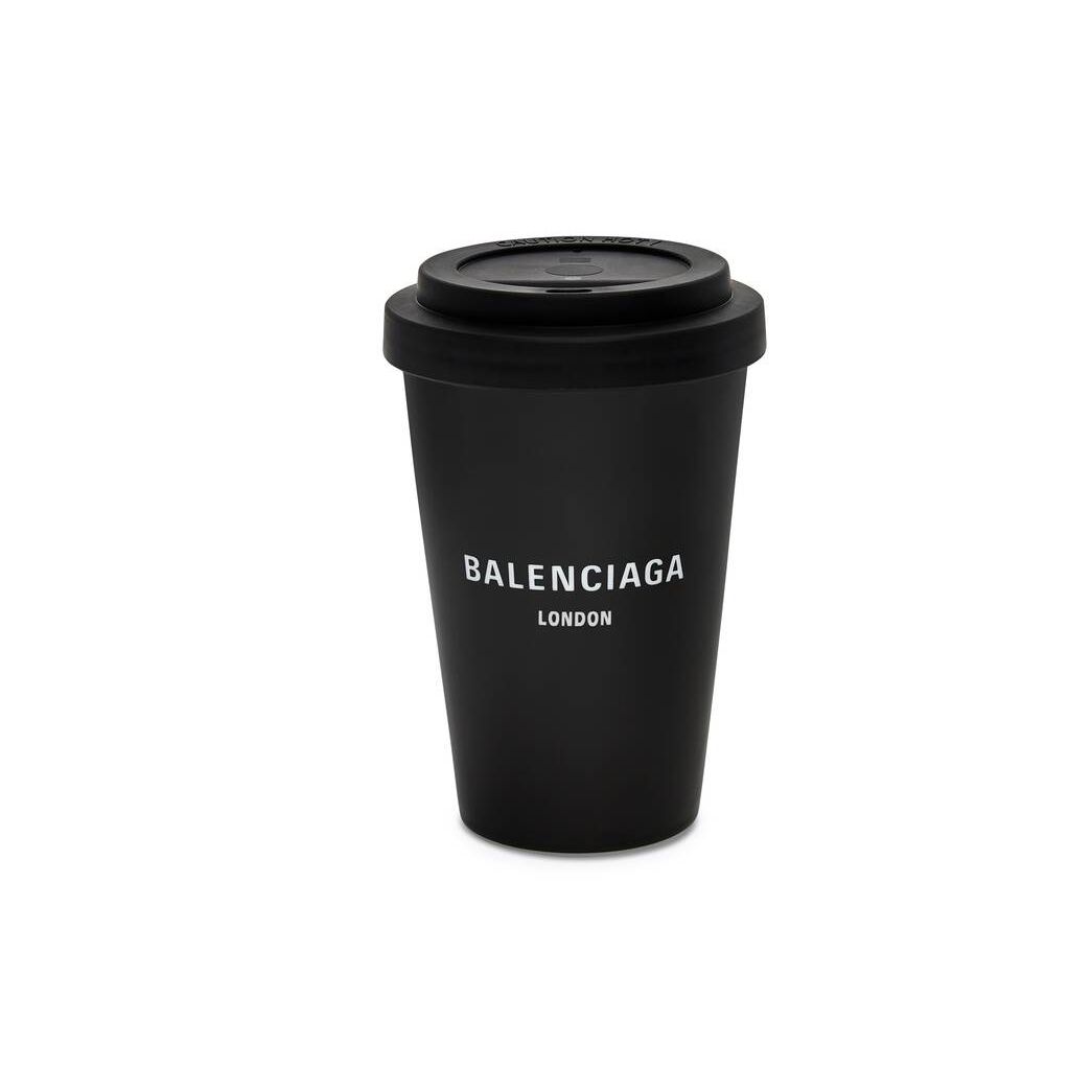 Men\'s Balenciaga Cities London Cup Equipment Black | 0296JRKHT