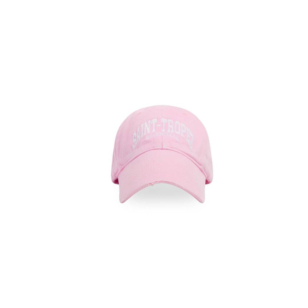 Men\'s Balenciaga Cities Saint Tropez Caps Pink | 5173NWFCT