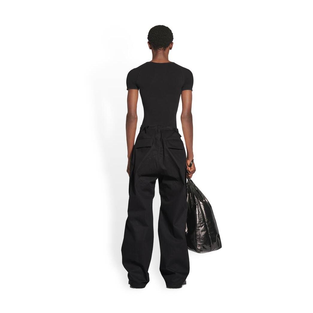 Men's Balenciaga Kick Cargo Pants Black | 4782XTFPE