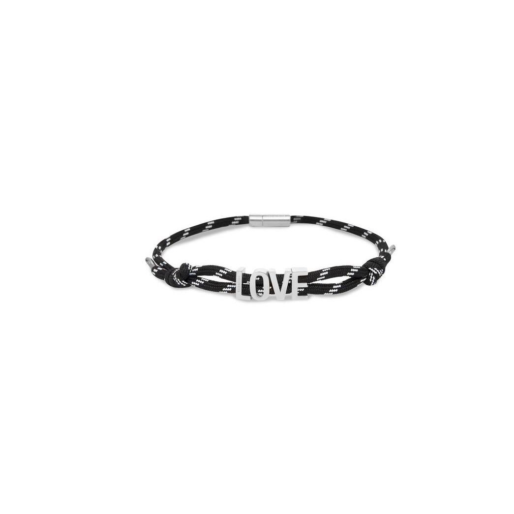 Men\'s Balenciaga L.o.v.e. Choker Jewelry Black | 2913VBXFU