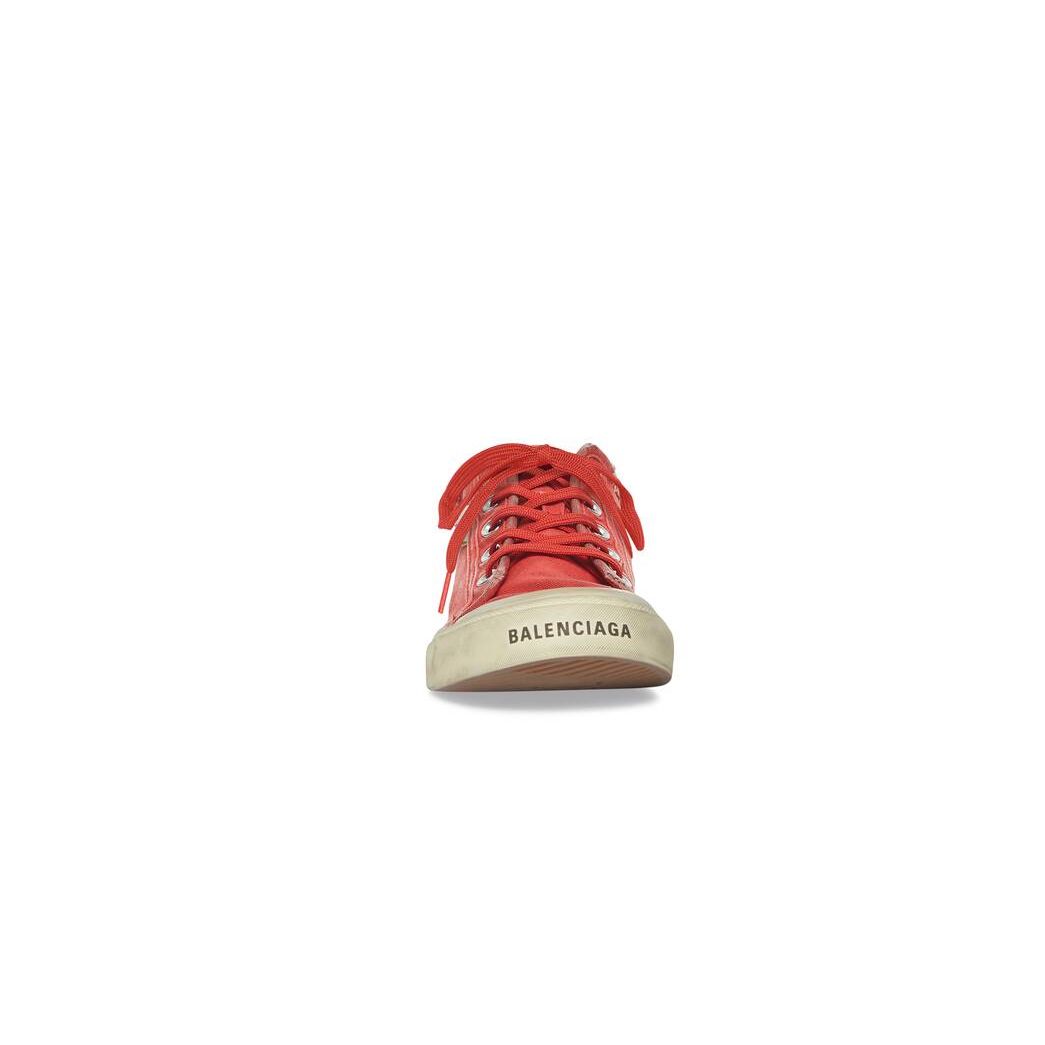 Men's Balenciaga Paris Mule Sneakers Red | 7125OTSNM