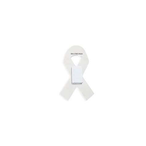 Men's Balenciaga Pride Magnet Pin Equipment White | 1763UHGND