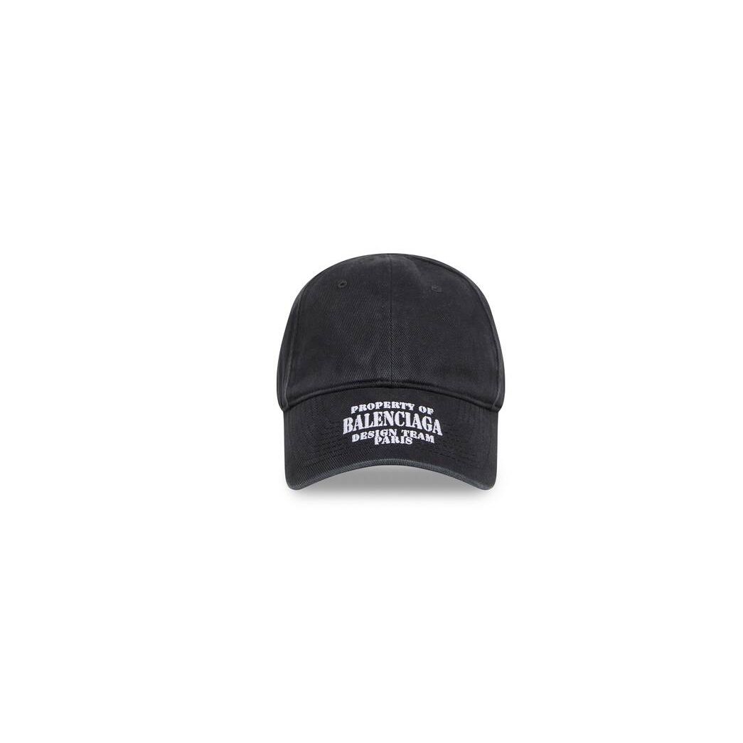 Men\'s Balenciaga Property Caps Black | 5864NFWKR